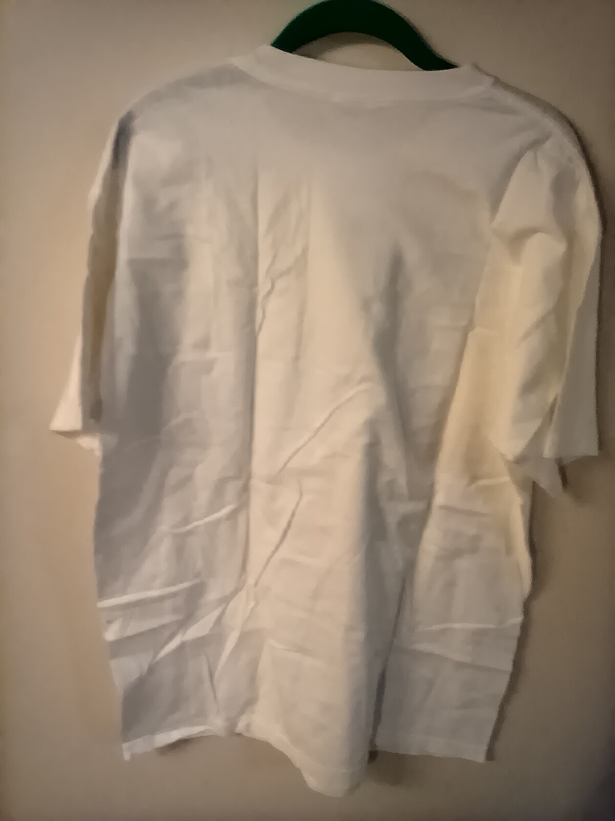 Anvil men”s white tee graphic New Mexico print on front LG cotton chest 44″