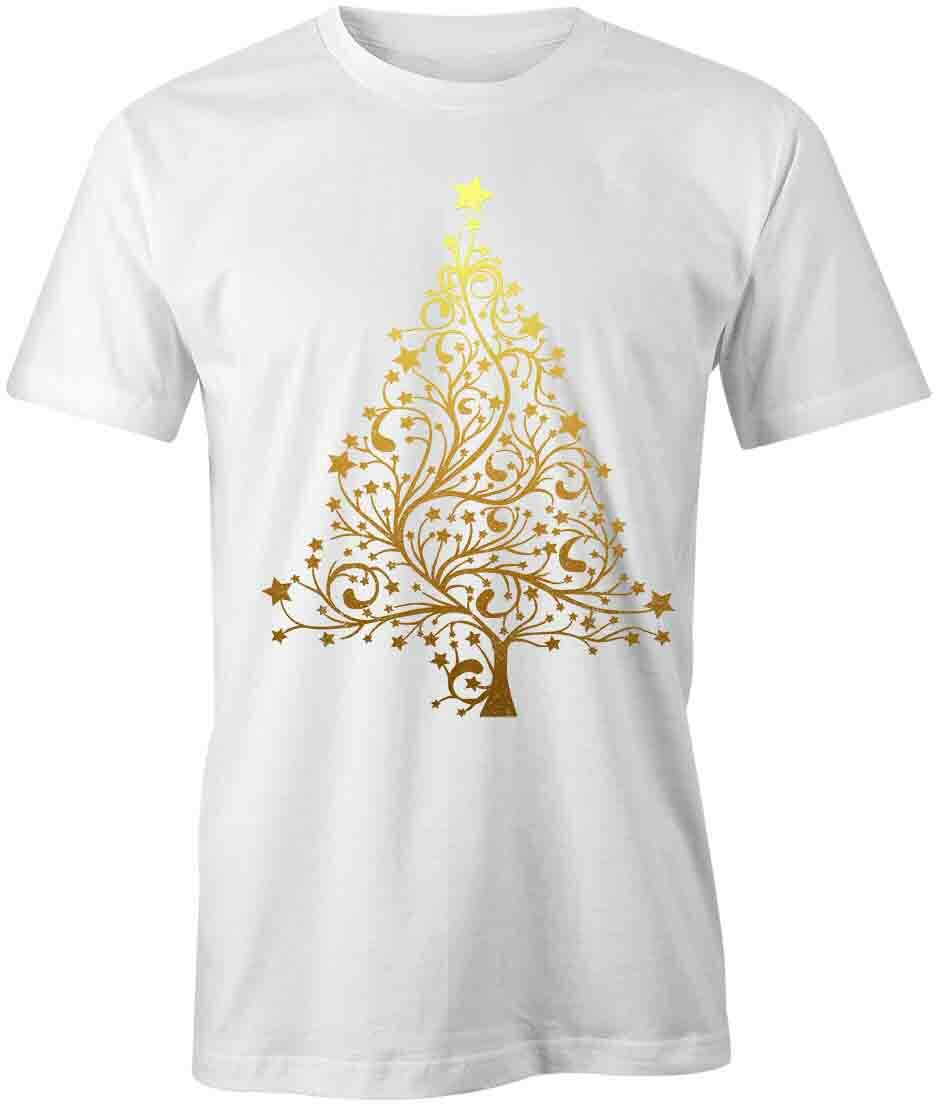 CHRISTMAS TREE TShirt Tee Short-Sleeved Cotton CLOTHING HOLIDAYS S1WCA175