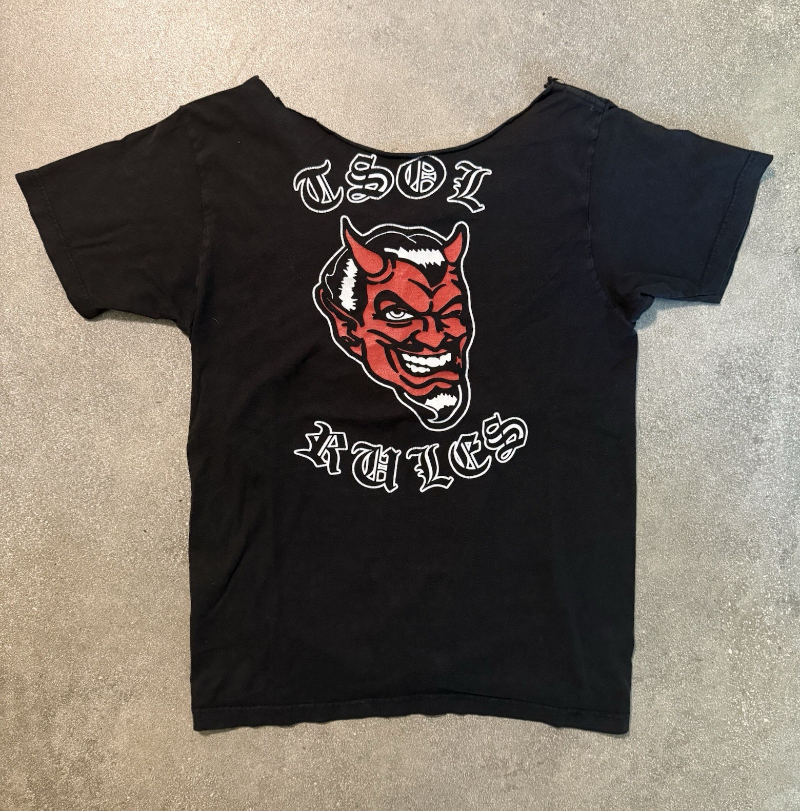 TSOL Rules Graphic Print Logo Black T-Shirt Men’s S Short Sleeve Scoop Neck