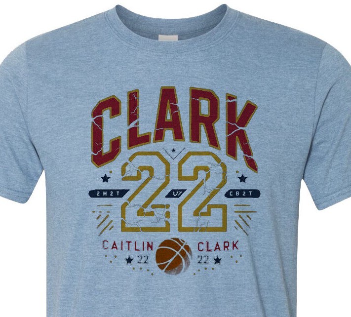 Indiana Fever – Caitlin Clark – 22 – WNBA – Goat – Top Seller – Distressed