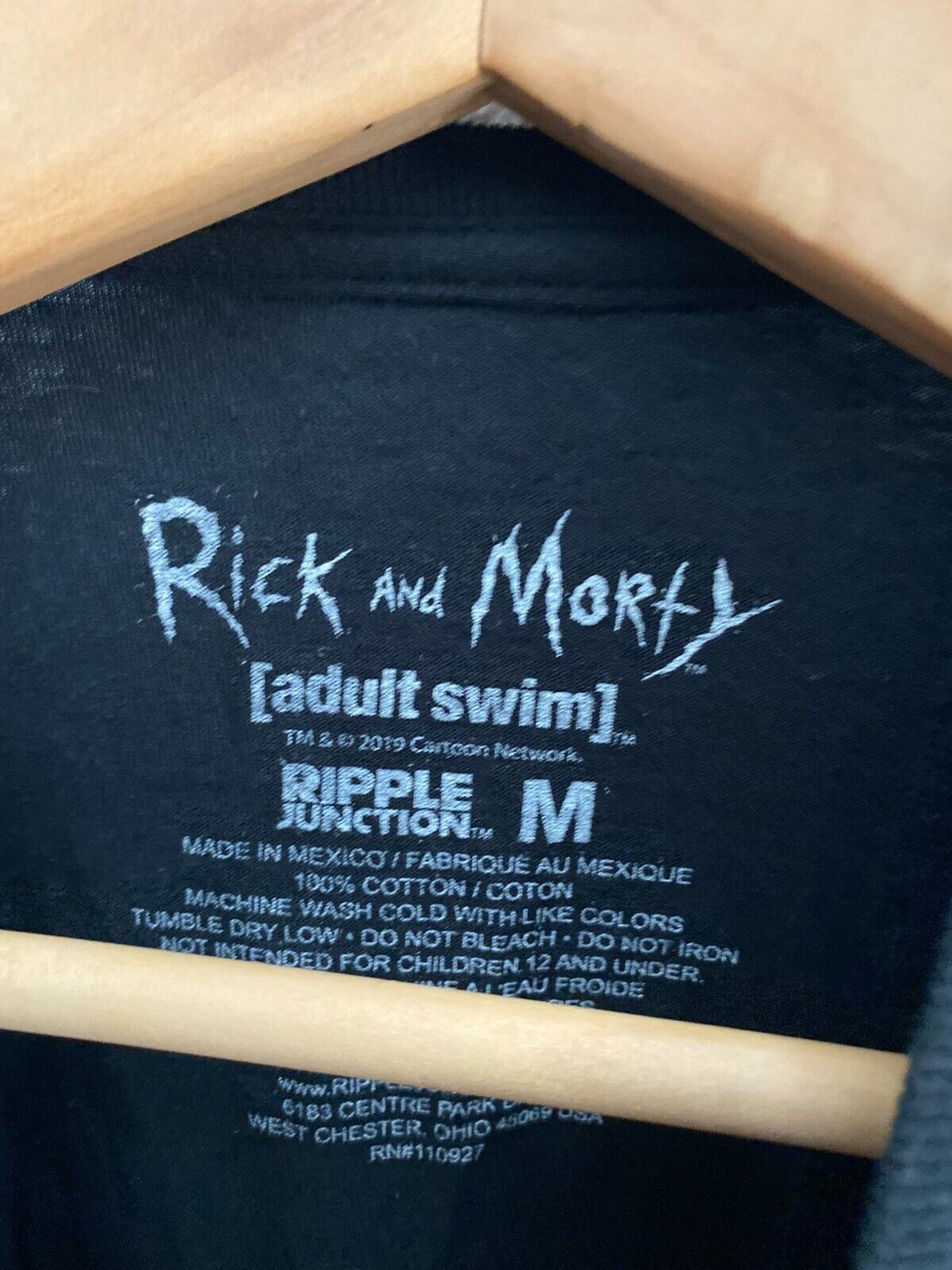 Rick & Morty King Of Sh*t Cartoon Network 2019 Adult Swim T-Shirt Medium EUC
