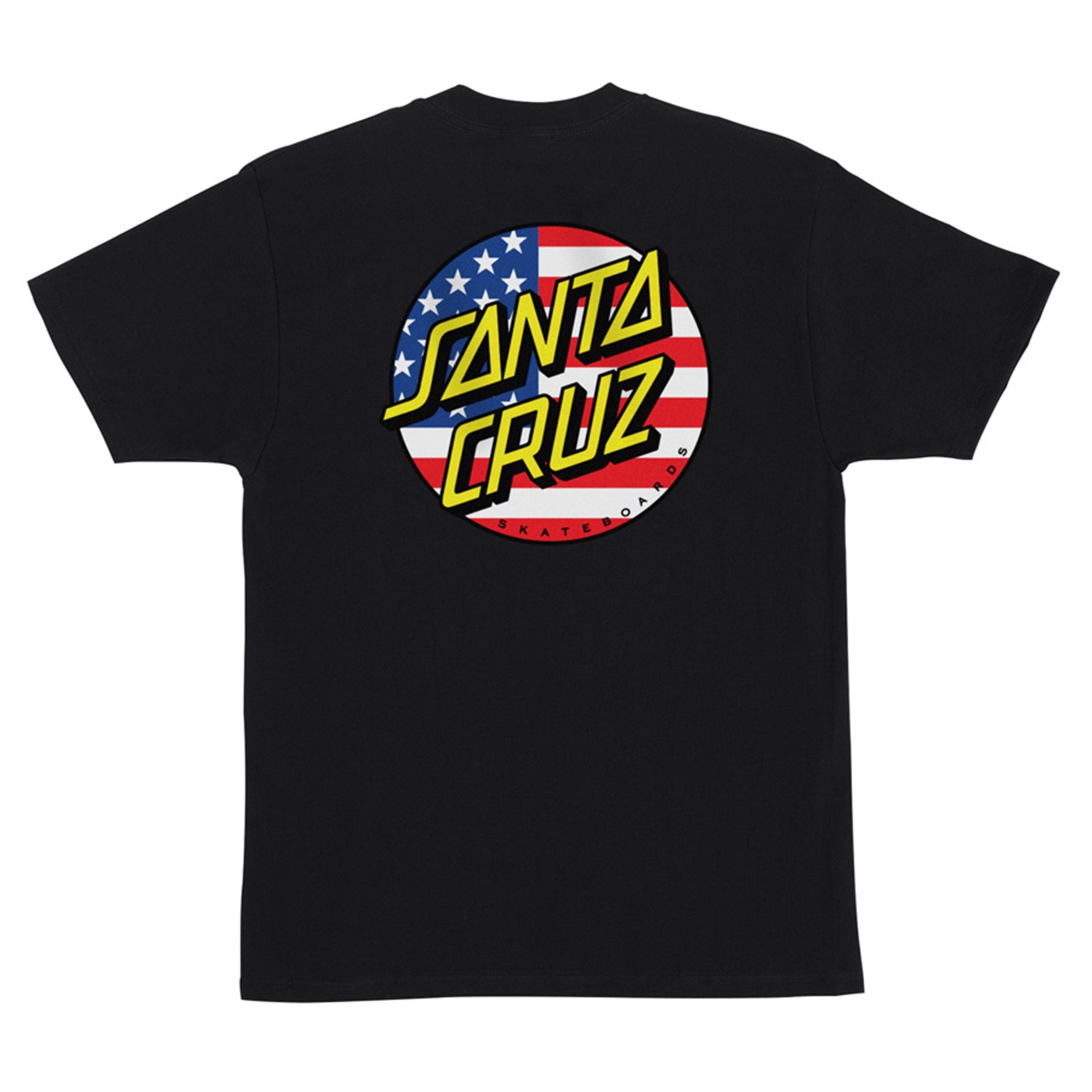 Santa Cruz Skateboards Shirt July 4th Dot V2 Black