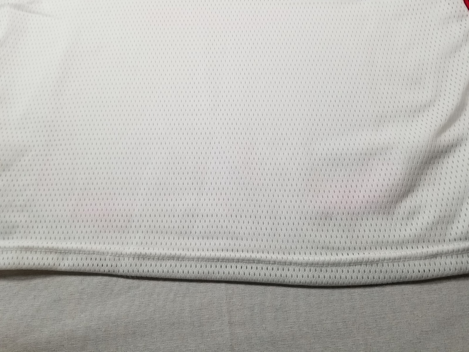 Budweiser Sport Beer Jersey Shirt Mens Large White Athletic Fit Center Logo USA