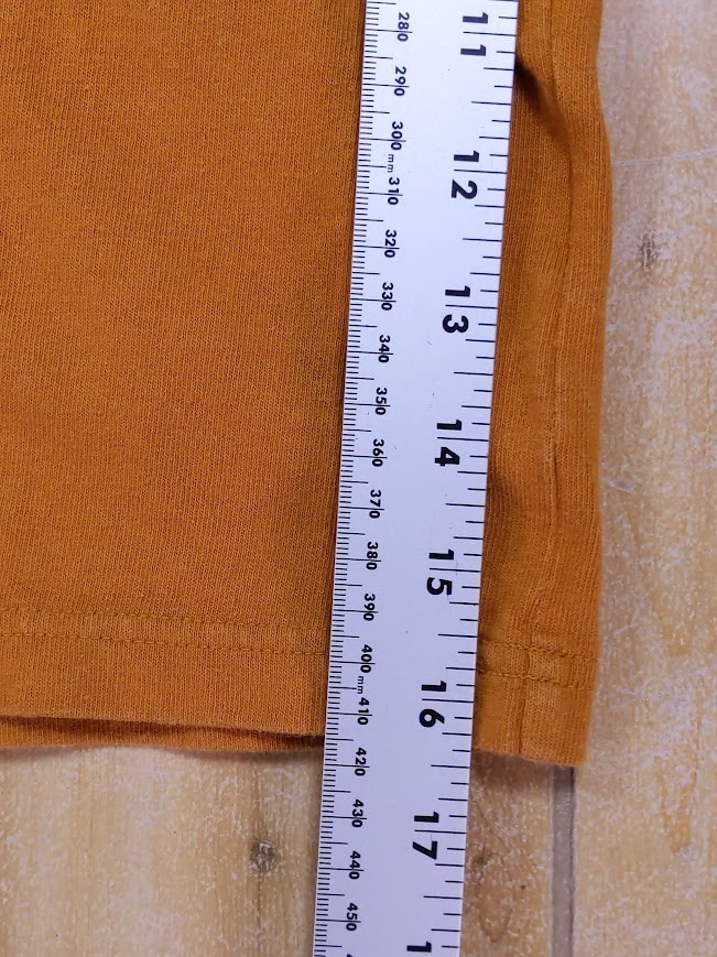 Uniqlo U Mens Large Burnt Orange Crewneck T-Shirt 100% Cotton Short Sleeve Basic
