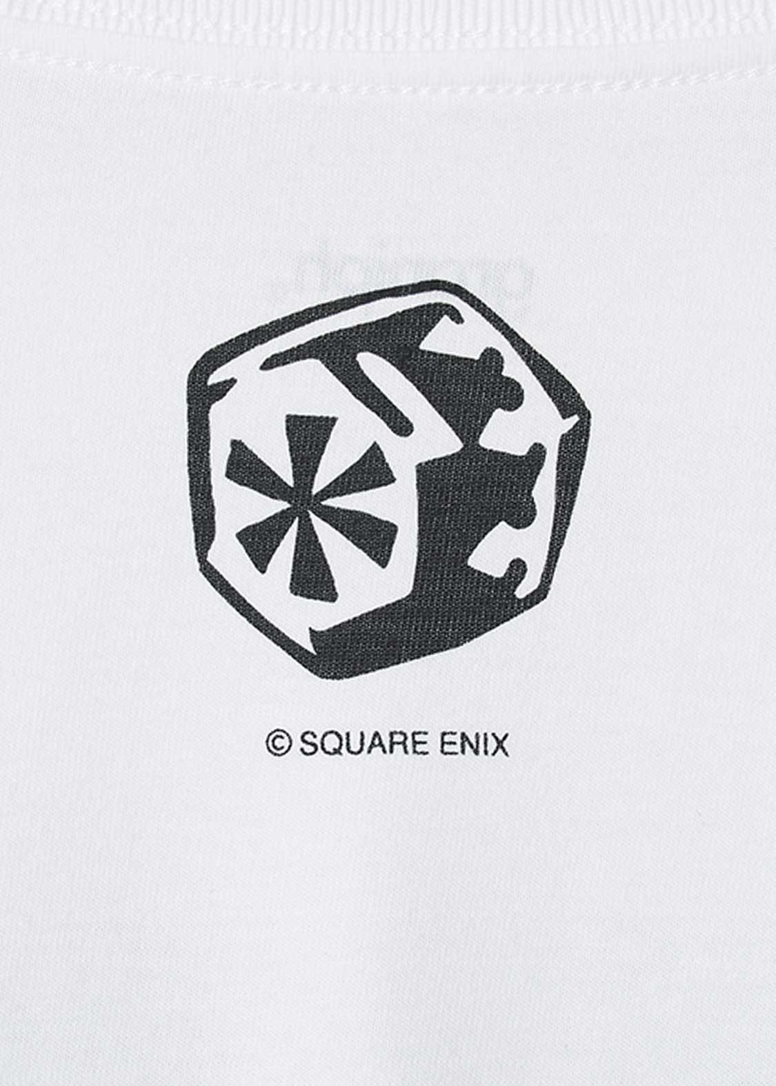 Bravely Default x graniph Brave Shadow T-Shirt White Japan New
