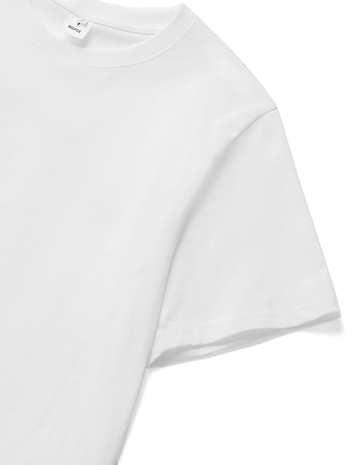 Niepce Streetwear Oni Mask Graphic Tee Japanese Kanji Printed T-shirt for Men