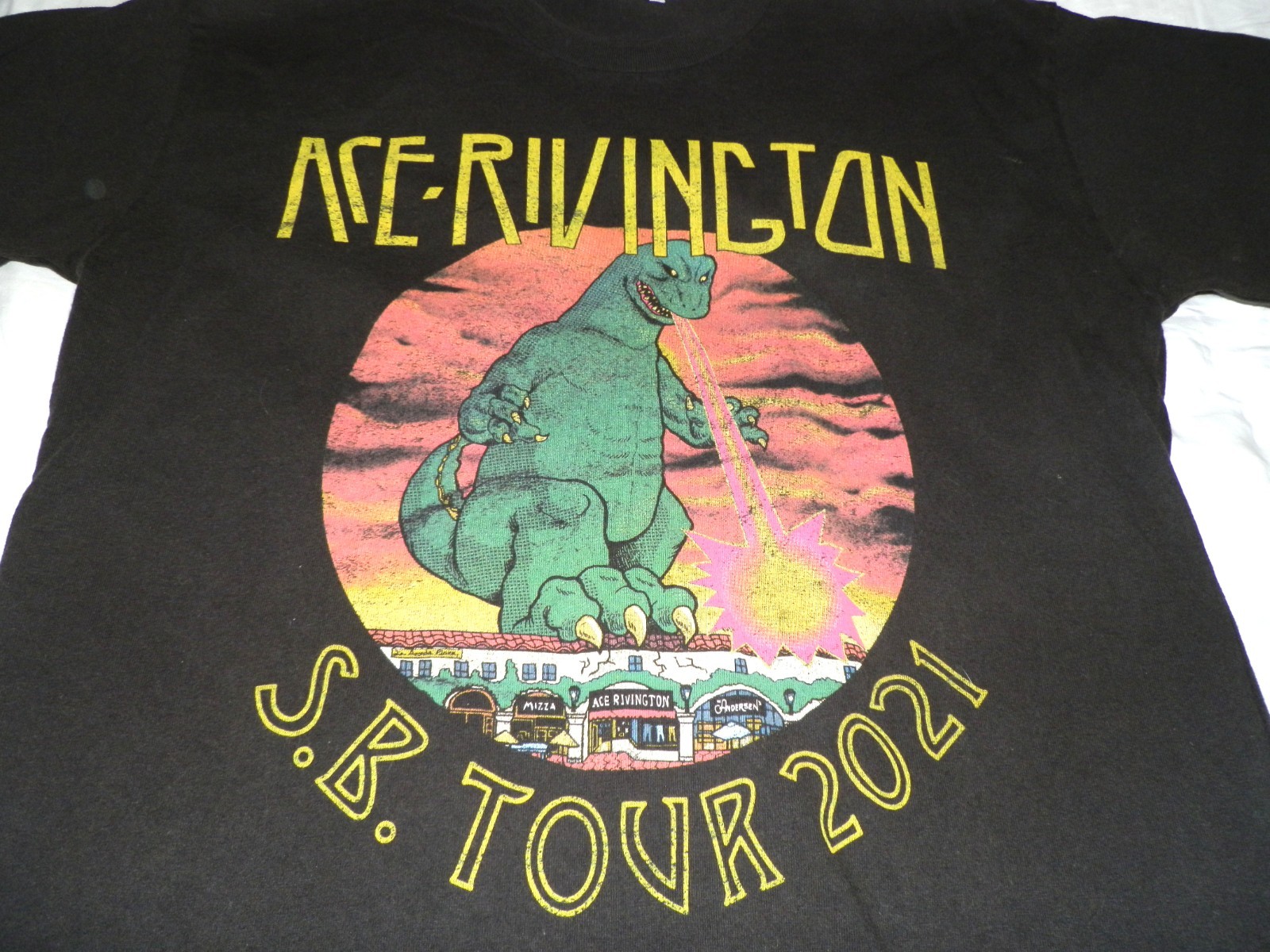 Limited-Edition Ace Rivington “S.B. Tour 2021” Godzilla Graphic T-Shirt
