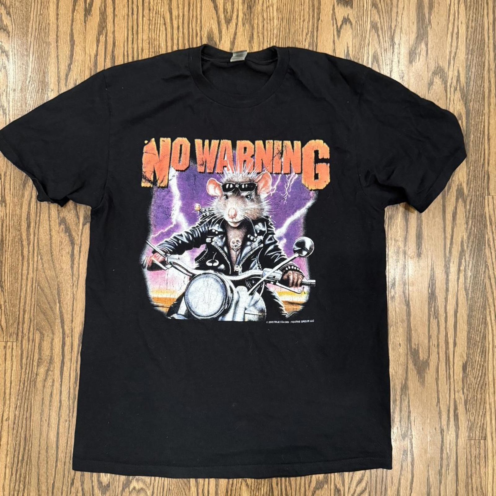 No Warning – Ill Blood Biker Rat Shirt – L