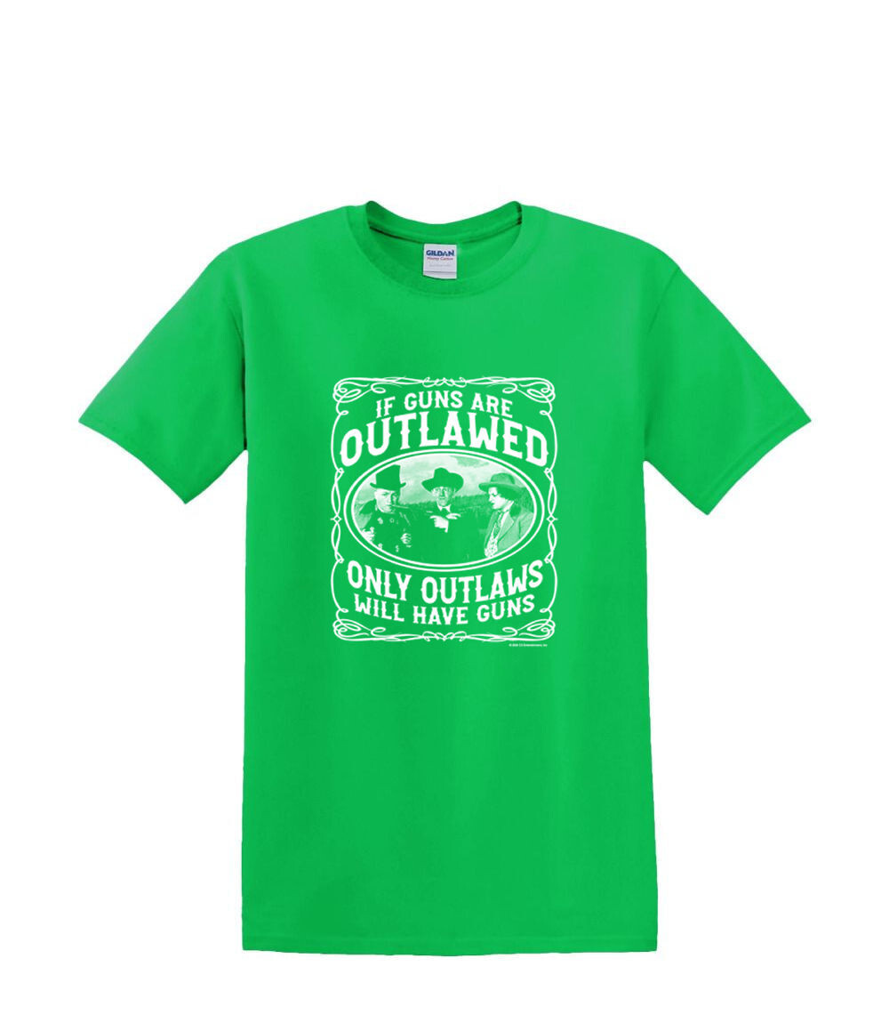 T-Shirt S to 2XL 3XL – THREE STOOGES OUTLAWS – HUMOR FUNNY MOE CURLY SHEMP LARRY