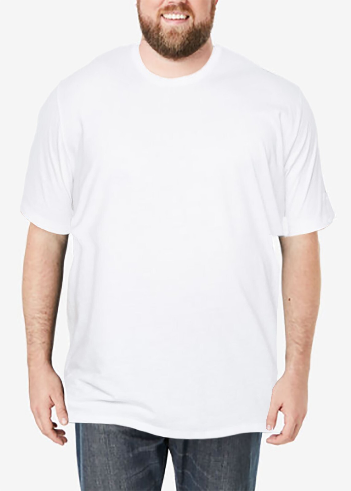 Different Touch Men Big and Tall 100% Cotton Short Sleeve T-Shirts 4PACK