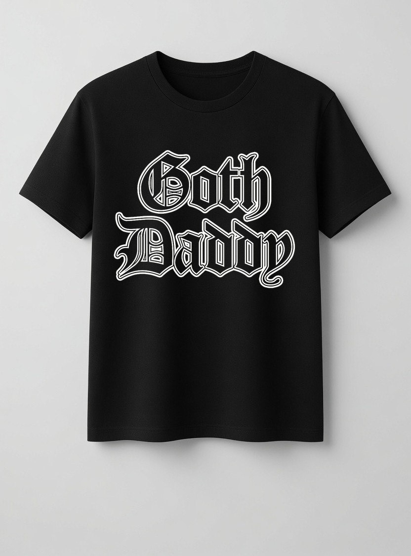 Men Goth Daddy Gothic Dad Funny Graphic Premium Tri-Blend T-Shirt