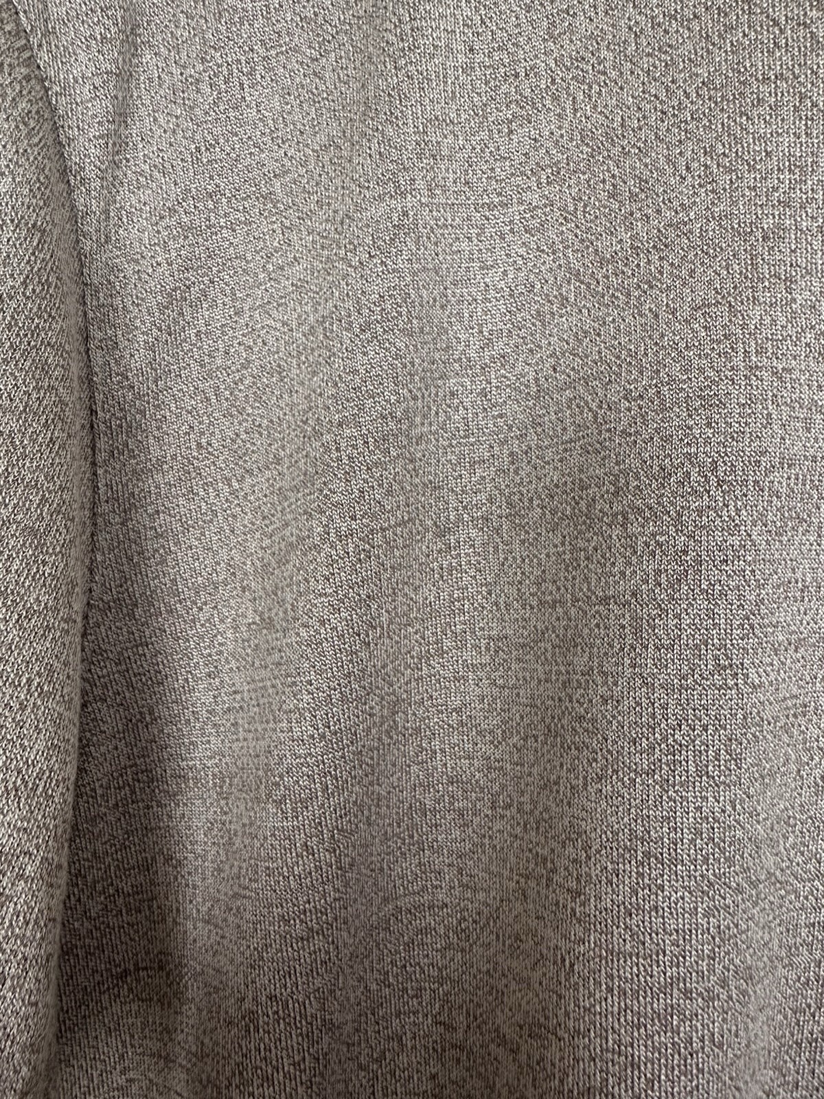 Theory Mens Textured Knit T-Shirt Sz XL Modal = Organic Gray Beige Texture