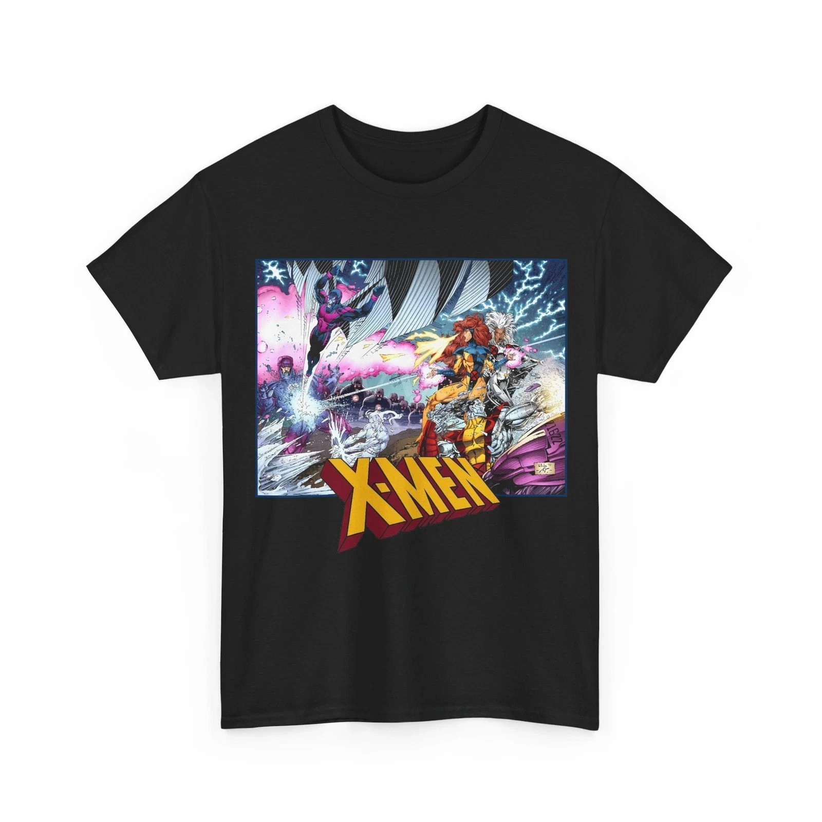 X-Men T-Shirt – Whilce Portacio Art – Storm, Jean Grey, Archangel, Marvel Comics