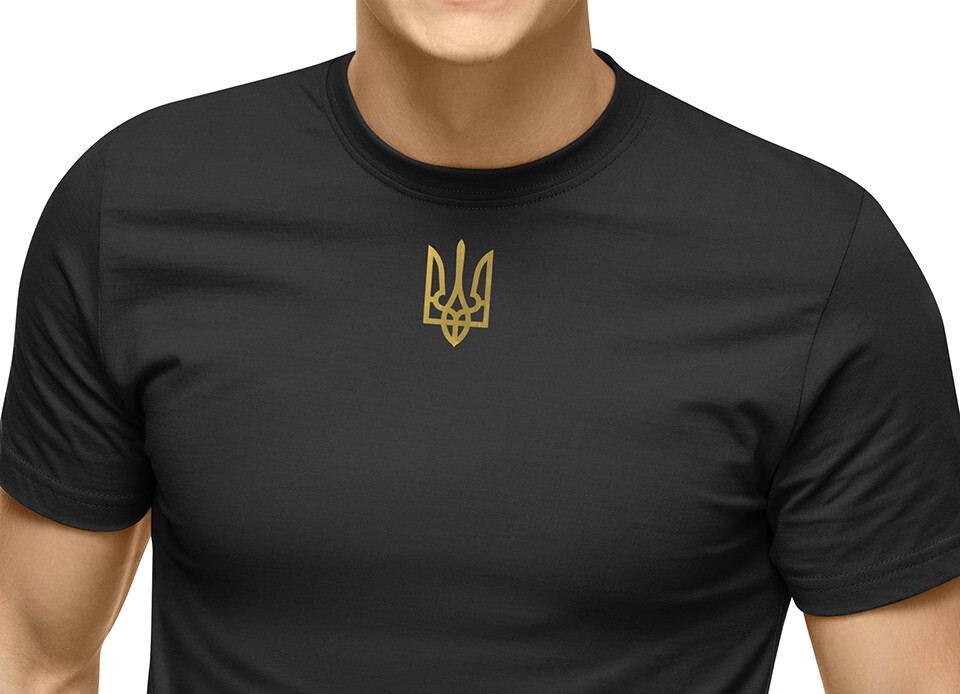 Ukrainian T shirt, Ukraine T shirts, Ukraine Golden Trident, Zelensky T-shirt