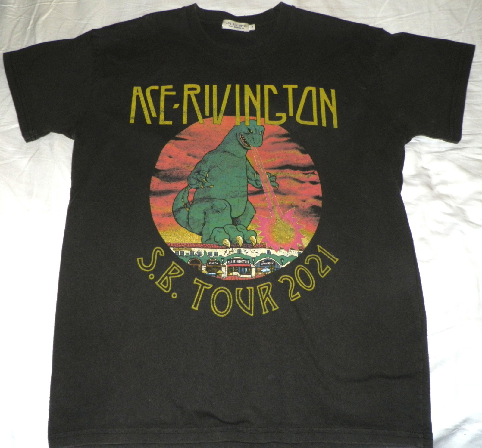 Limited-Edition Ace Rivington “S.B. Tour 2021” Godzilla Graphic T-Shirt