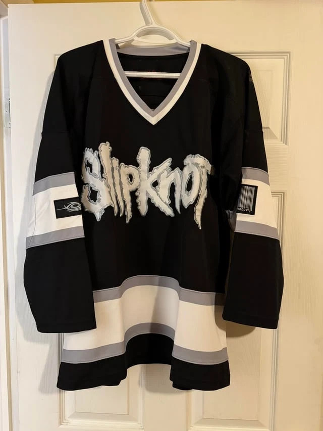 Slipknot Hockey Jersey V-neck Hockey Jersey Full Size S to 5XL US2040