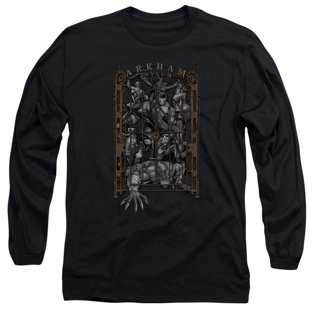 Batman Arkhams Gate Licensed Adult Unisex Long Sleeve T-Shirt SM-3X