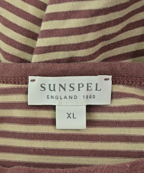 SUNSPEL T-shirts/Cut & Sewns BrownxBeige(Border) XL 2200697414014