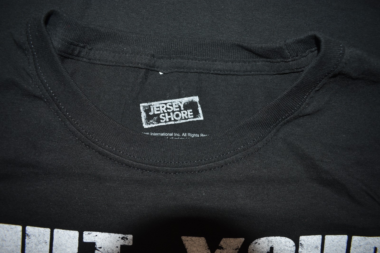 Jersey Shore Shut Your Mouth You Dirty Little Hamster Mens Black Shirt New S-2XL
