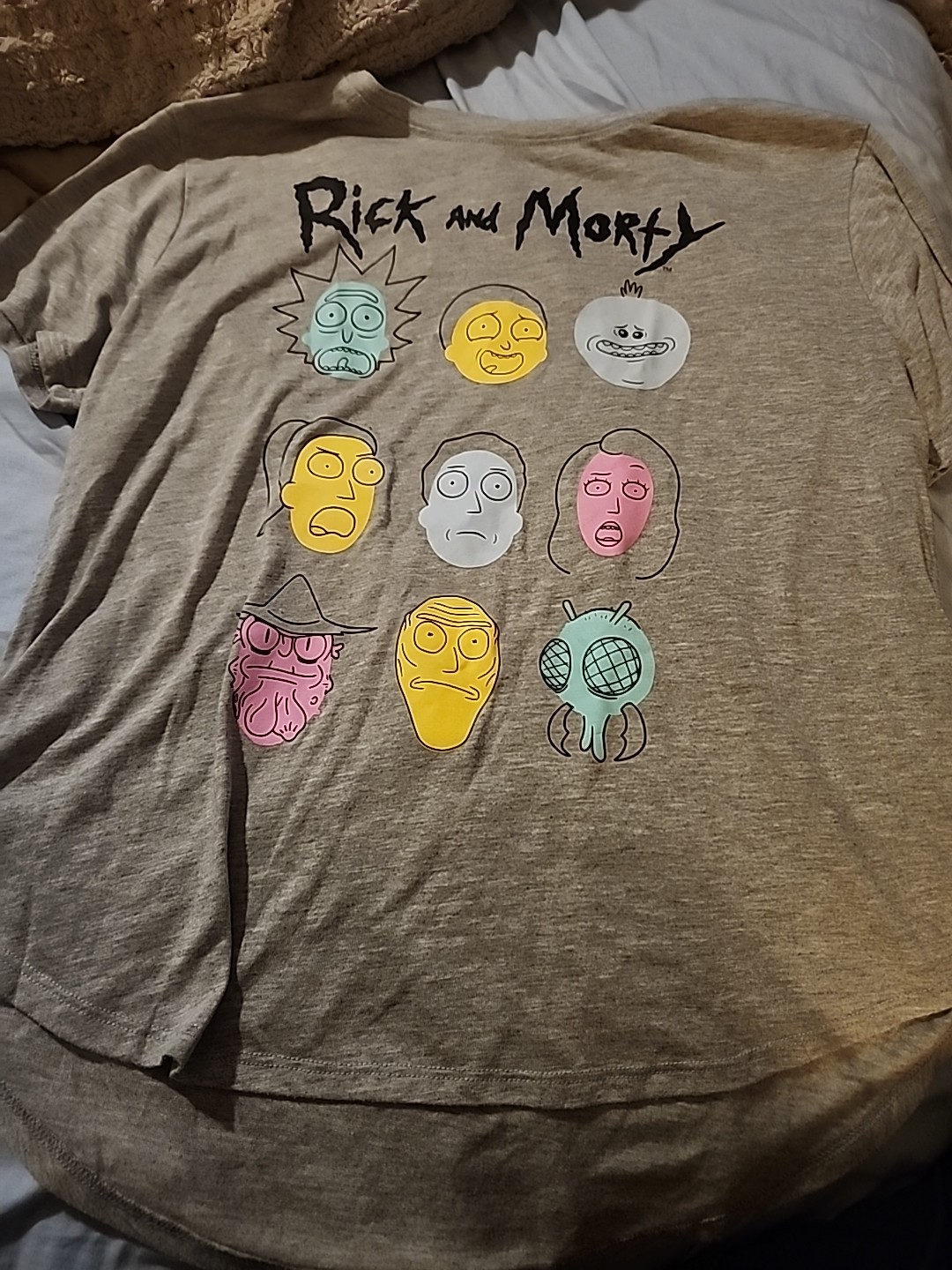 Adult Swim Rick and Morty T-Shirt, Gray, Size XXL (19)