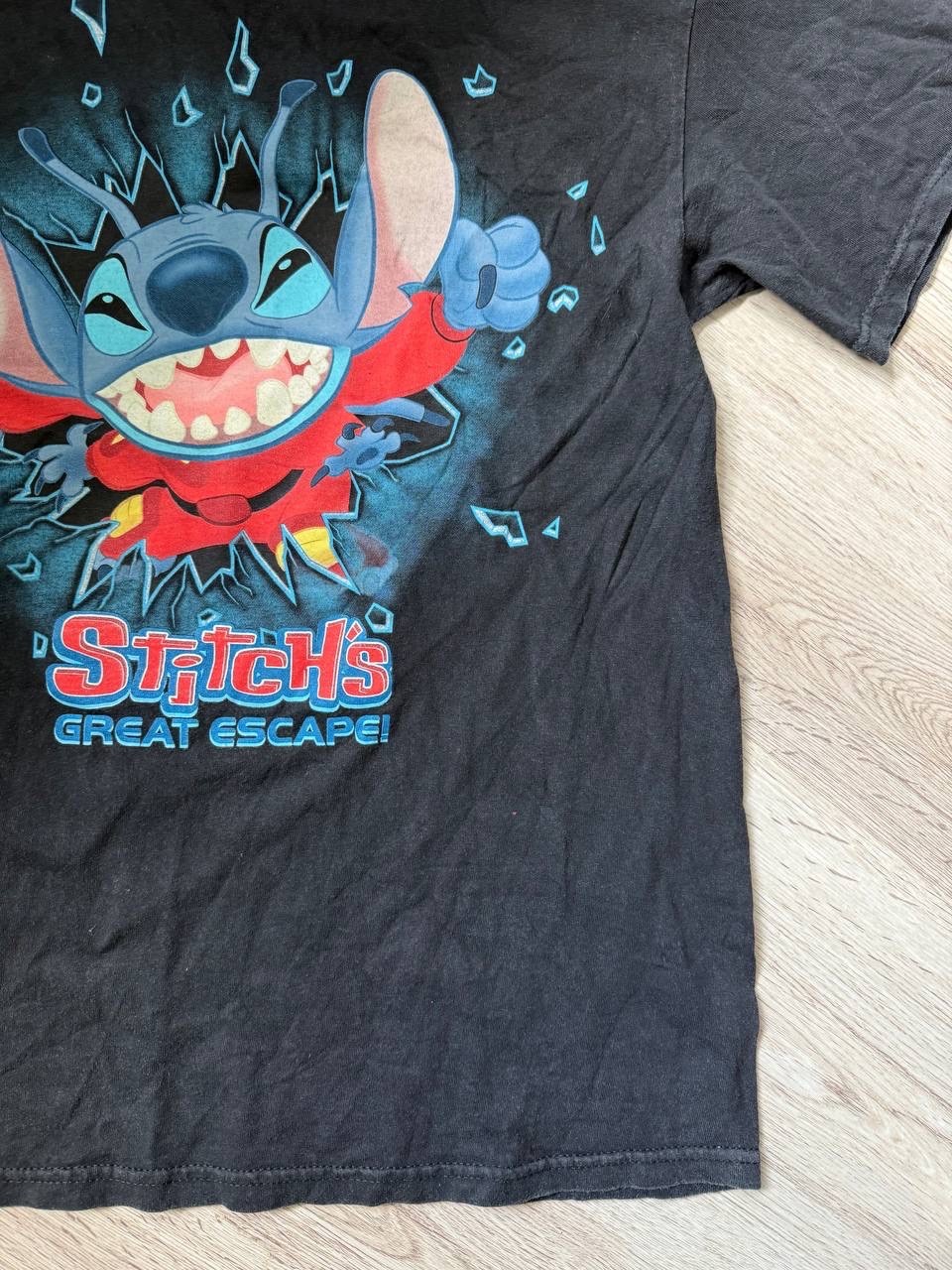 Rare Disney Lilo Stitch Double-Sided Print T-Shirt 00s