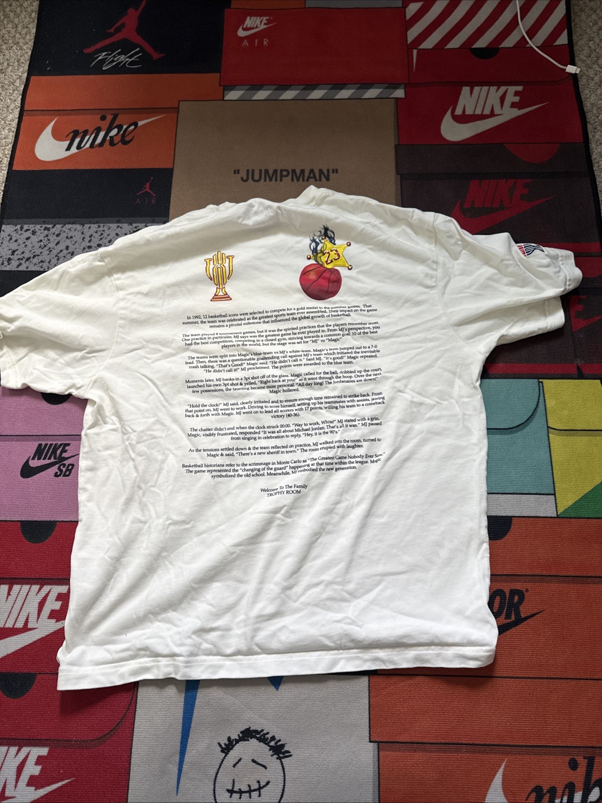 Nike Air Jordan x Trophy Room ‘New Sheriff in Town’ Tee Men’s Large