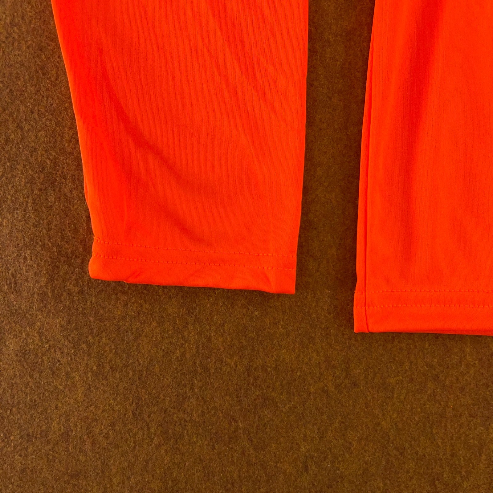 A4 Adult Size XL Bright Orange Long Sleeve Crew Neck Performance Tee New