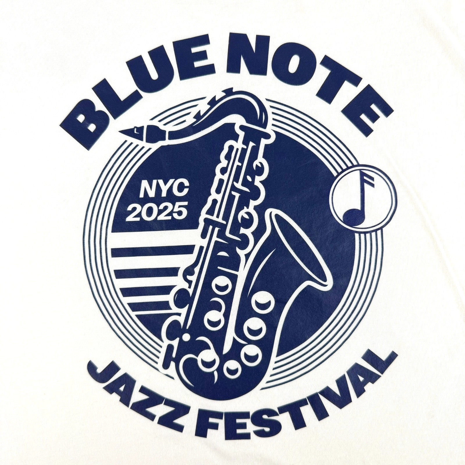 2025 Blue Note Jazz Festival NYC T Shirt Ringer Tee Next Level Apparel Adult 2XL