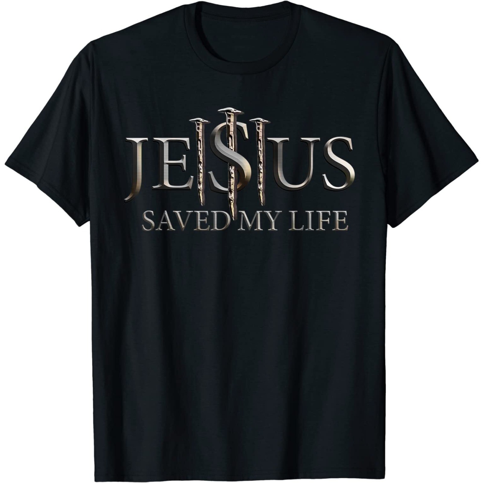 Jesus Saved My Life Christian Religious Believer Gift Unisex T-Shirt