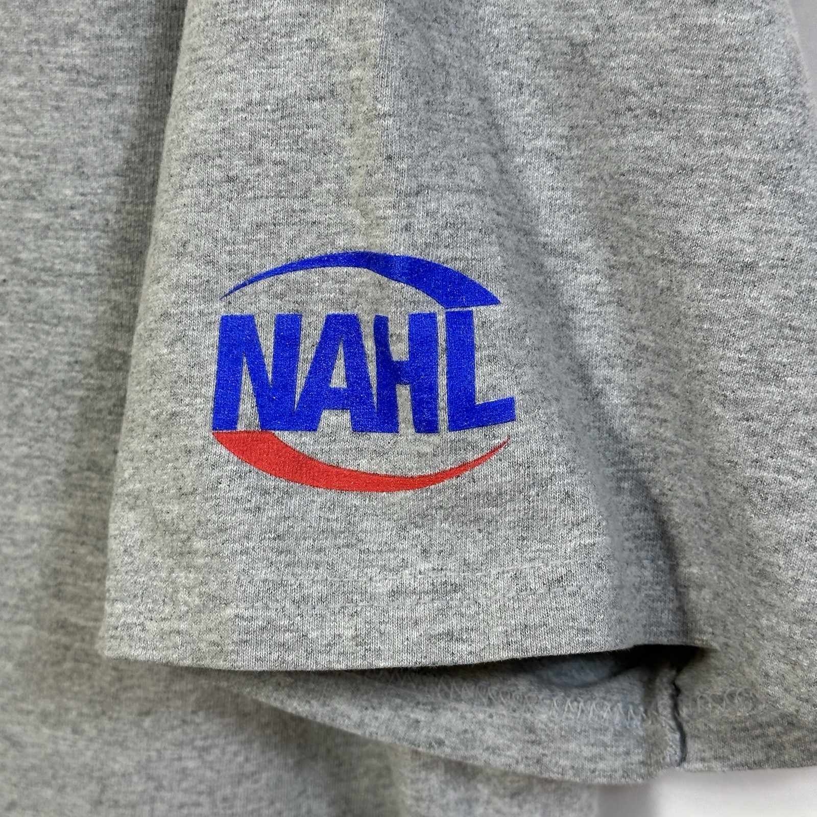 Vintage Springfield Spirit NAHL Hockey T-Shirt Stay Mad XL Tee Aggressive Halo