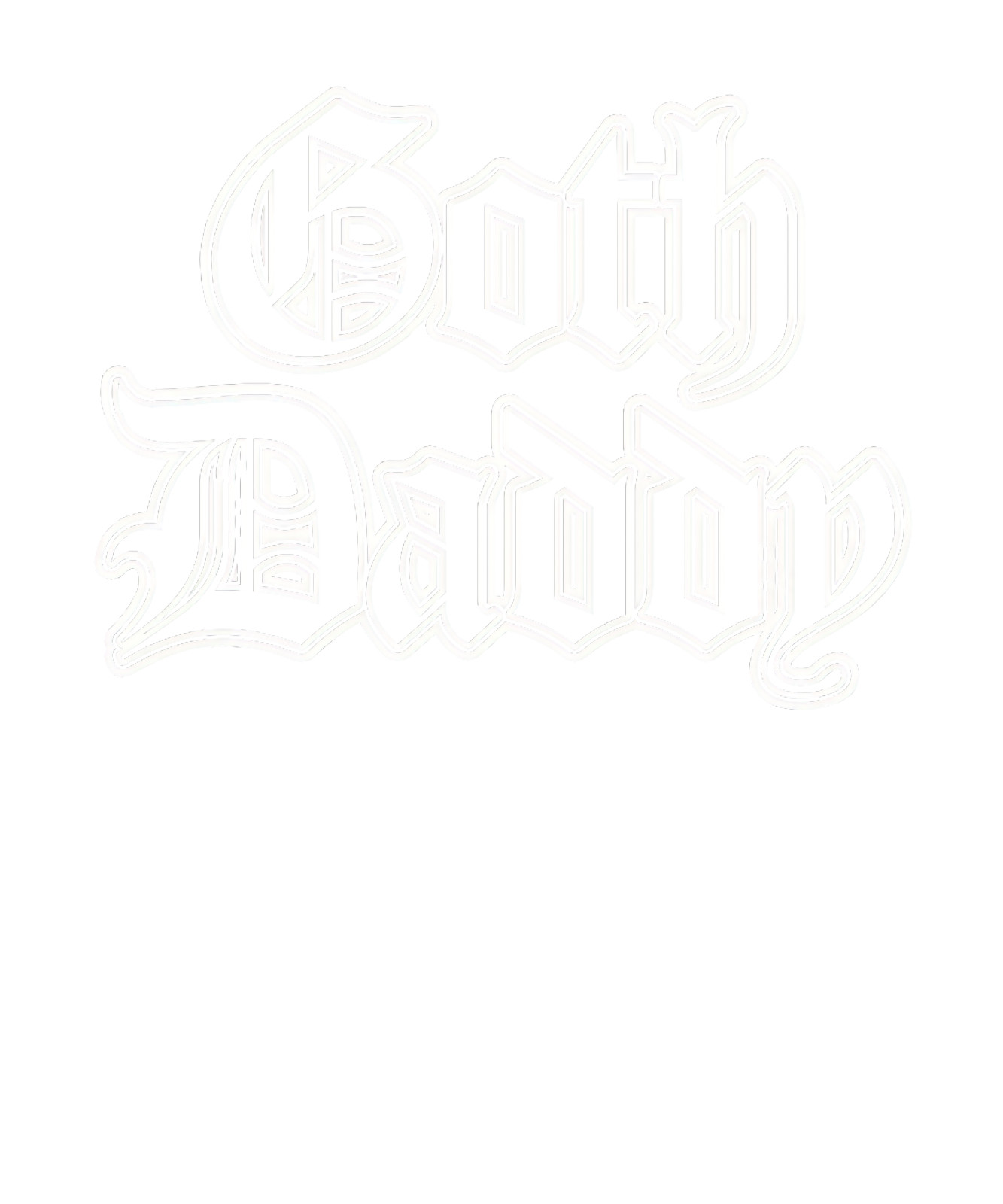 Men Goth Daddy Gothic Dad Funny Graphic Premium Tri-Blend T-Shirt