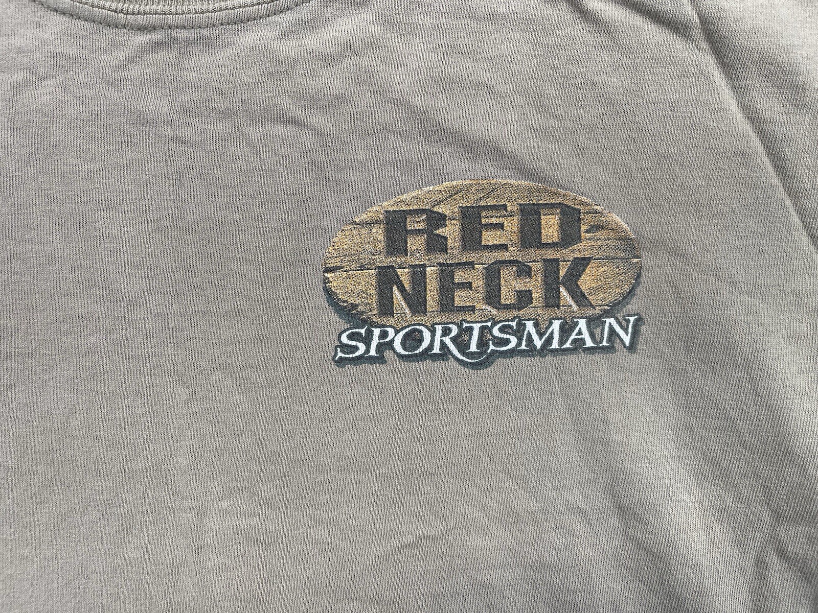 Vintage Redneck Sportsman T Shirt Medium Tan Buckgear Deer Hunting Tree Sand