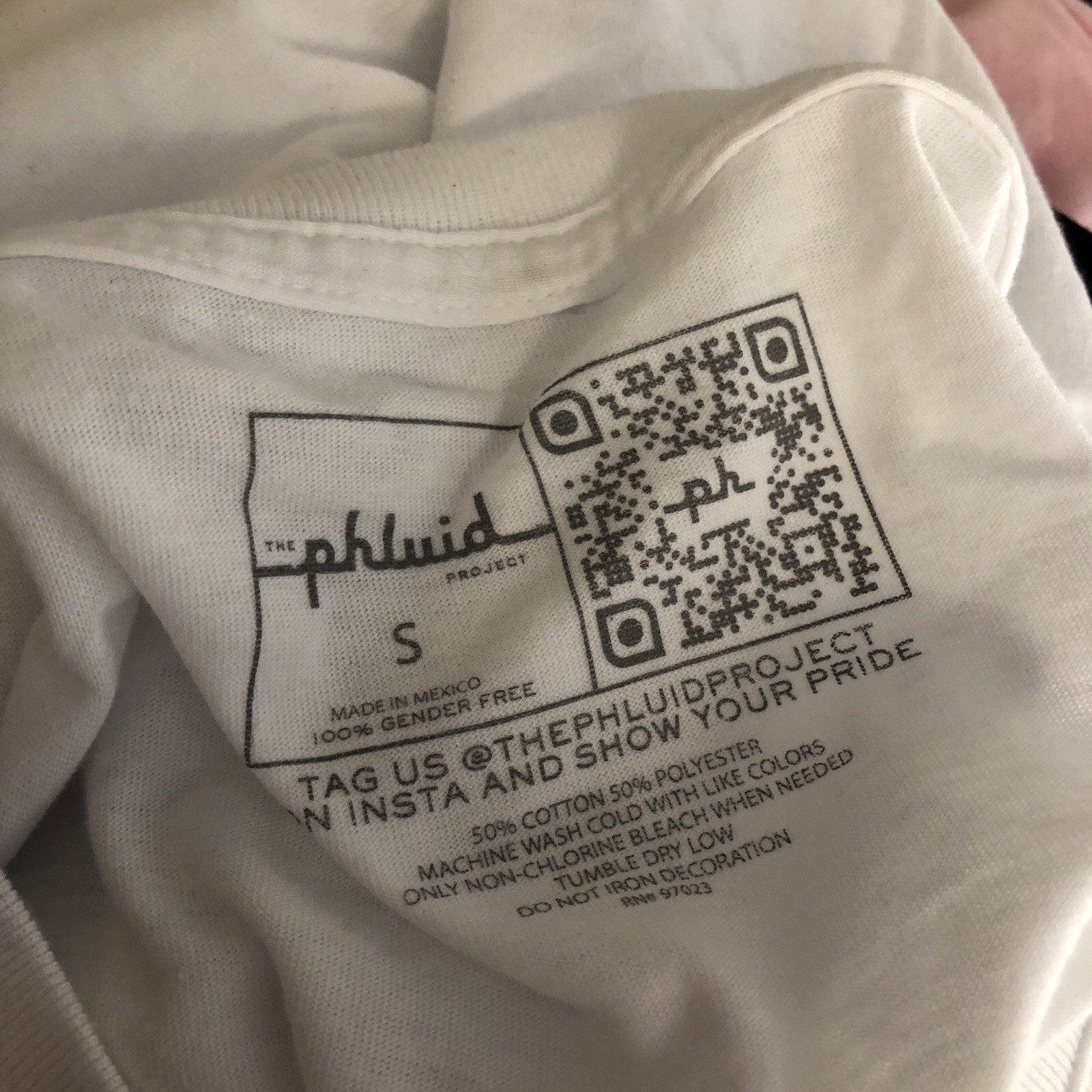 Phluid Pride T-shirt Small Queer all year 365 days LGBTQIA New
