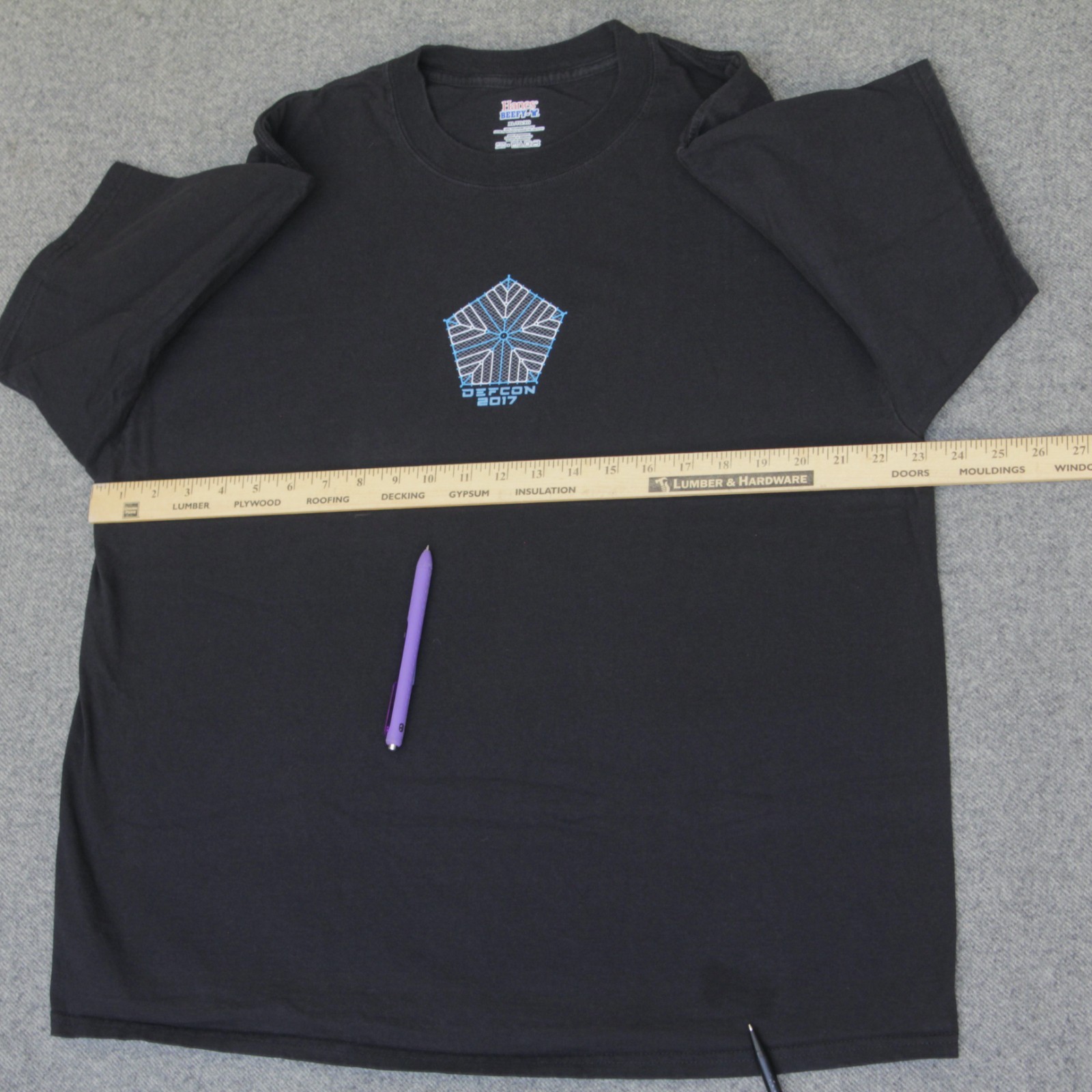 Defcon DEF CON 25 T Shirt XL VTG 2017 Las Vegas Computer Hacker Conference Tech