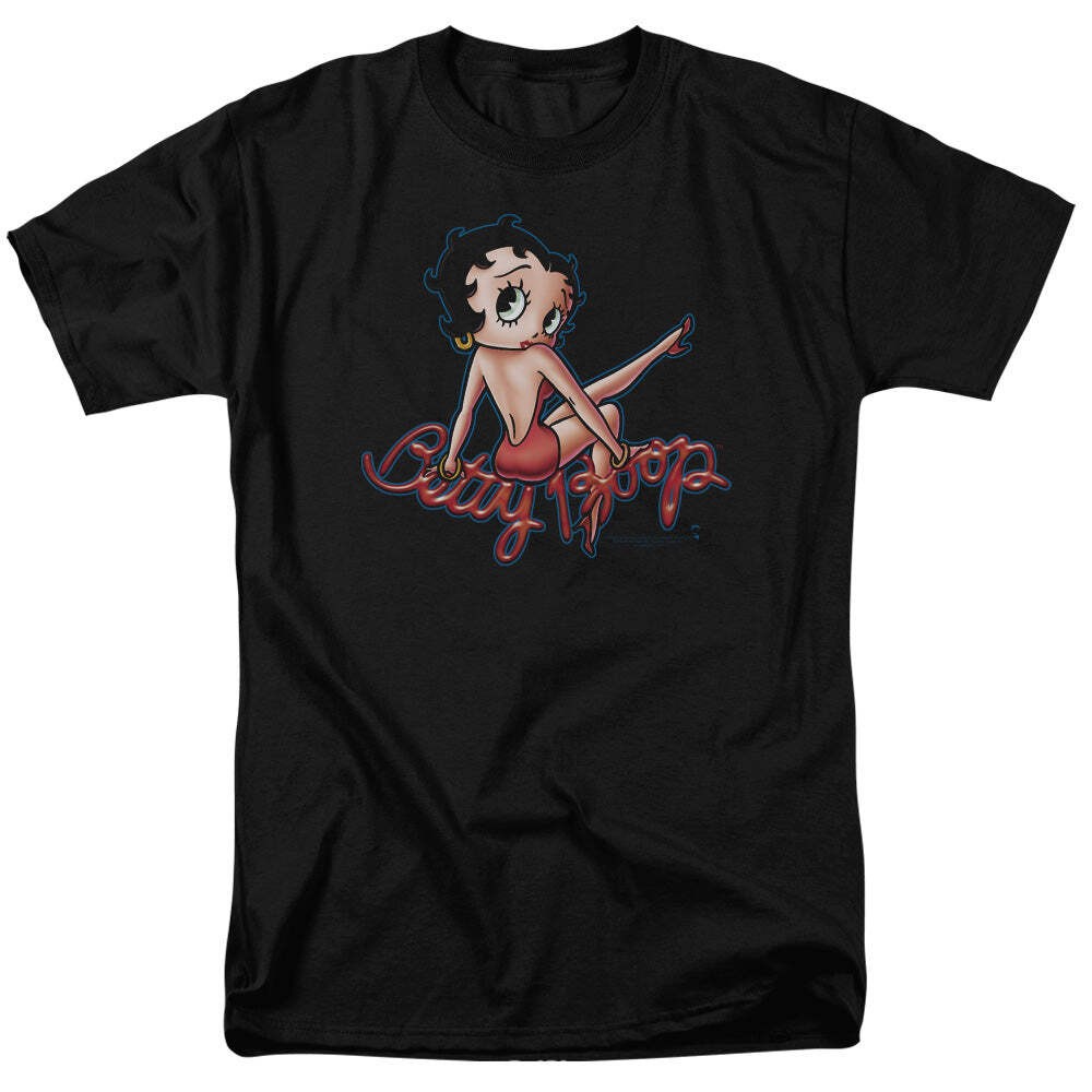 Betty Boop Bettys Back Licensed Adult Unisex T-Shirt Regular Fit Tee SM-3X