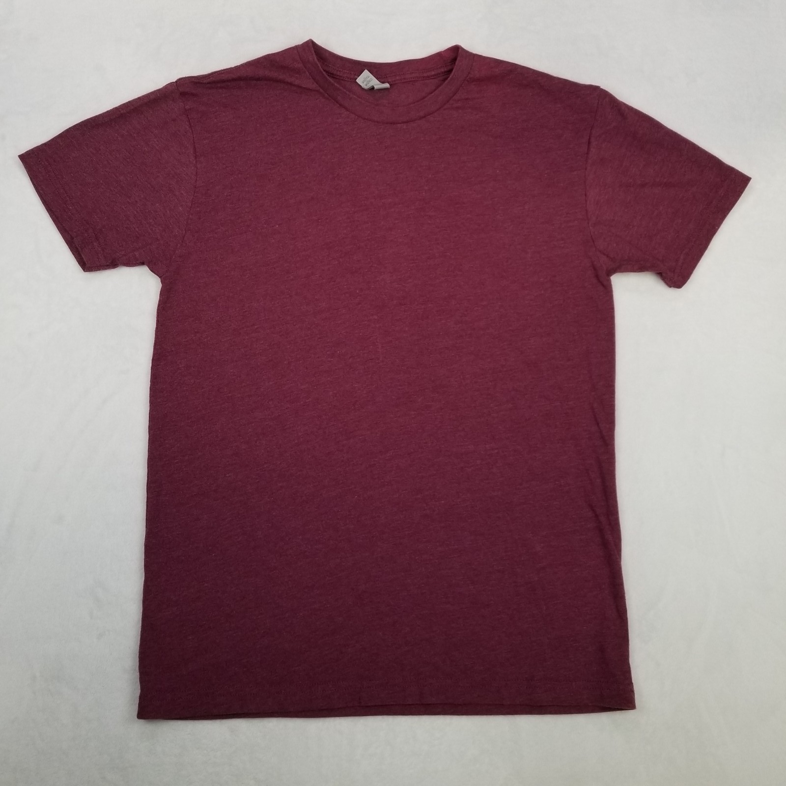 Next Level Apparel Men’s Small Maroon Basic T-Shirt Short Sleeve Crewneck Casual
