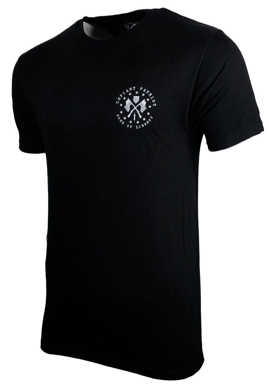 Howitzer Style Men’s T-Shirt DEFIANT PATRIOT Military Grunt Black S -5XL