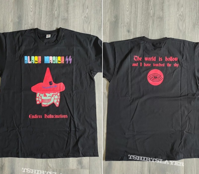 Black Magick SS shirt band Graphic short sleeve 2 side T shirt classic NH9864