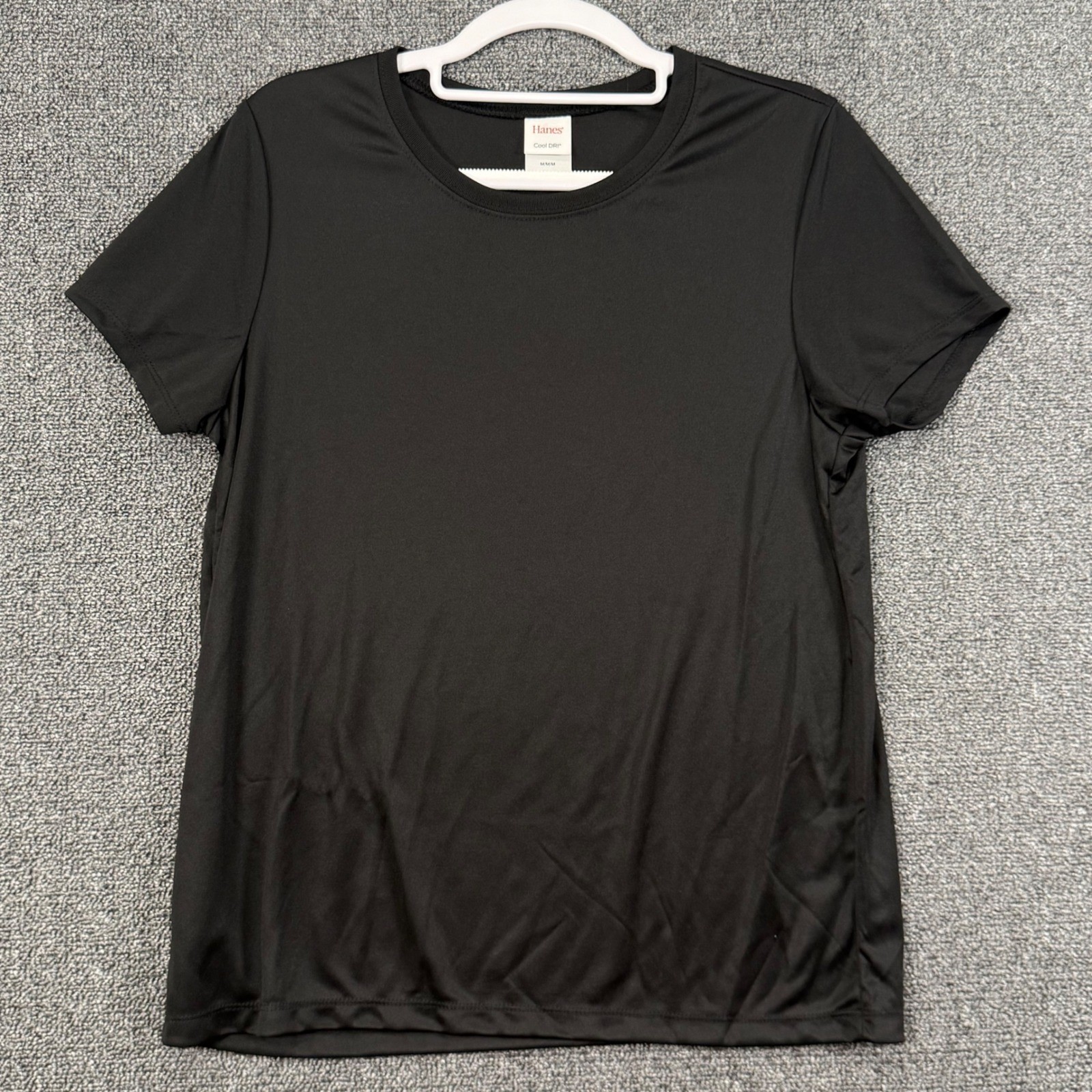 NEW Hanes Mens M Cool DRI Performance T-Shirts Black Moisture Wicking Gym 3 pack