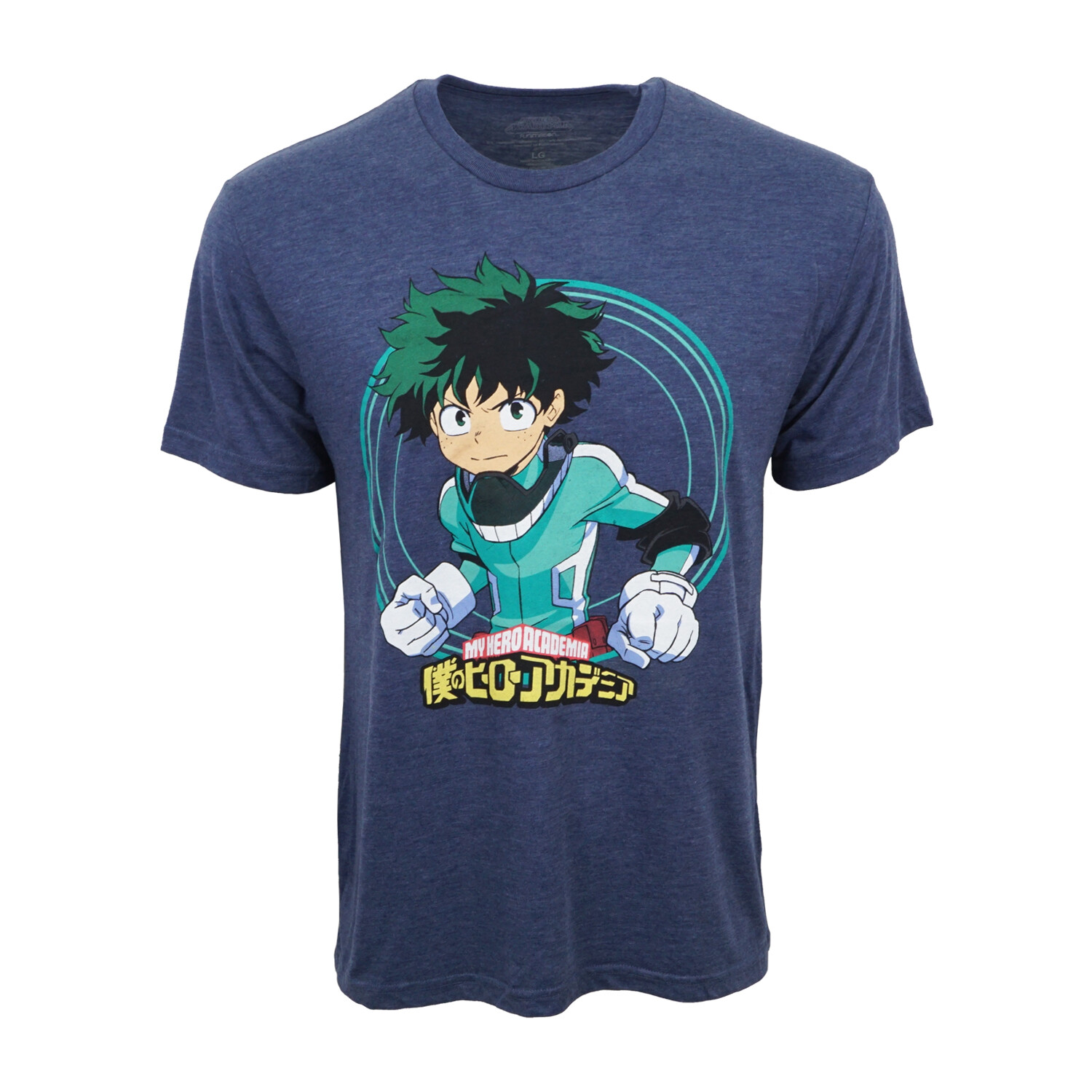 MY HERO ACADEMIA T SHIRT OFFICIAL ITEM SPACE BLUE