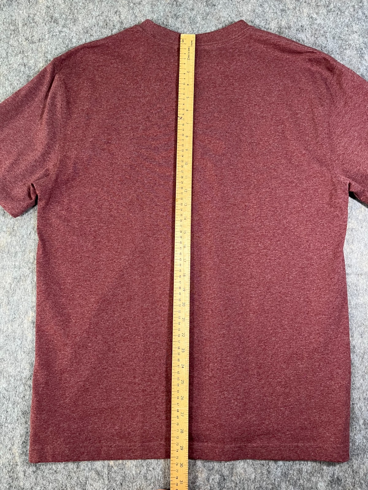 Dickies Men’s Short Sleeve Pocket Tee / Size Large / Maroon T Shirt