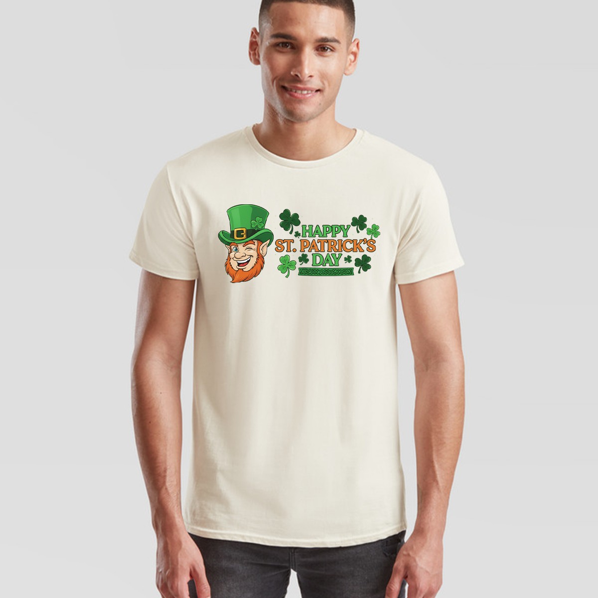 Happy St Patricks Day Mens Womens Shirt Festive Holiday Apparel
