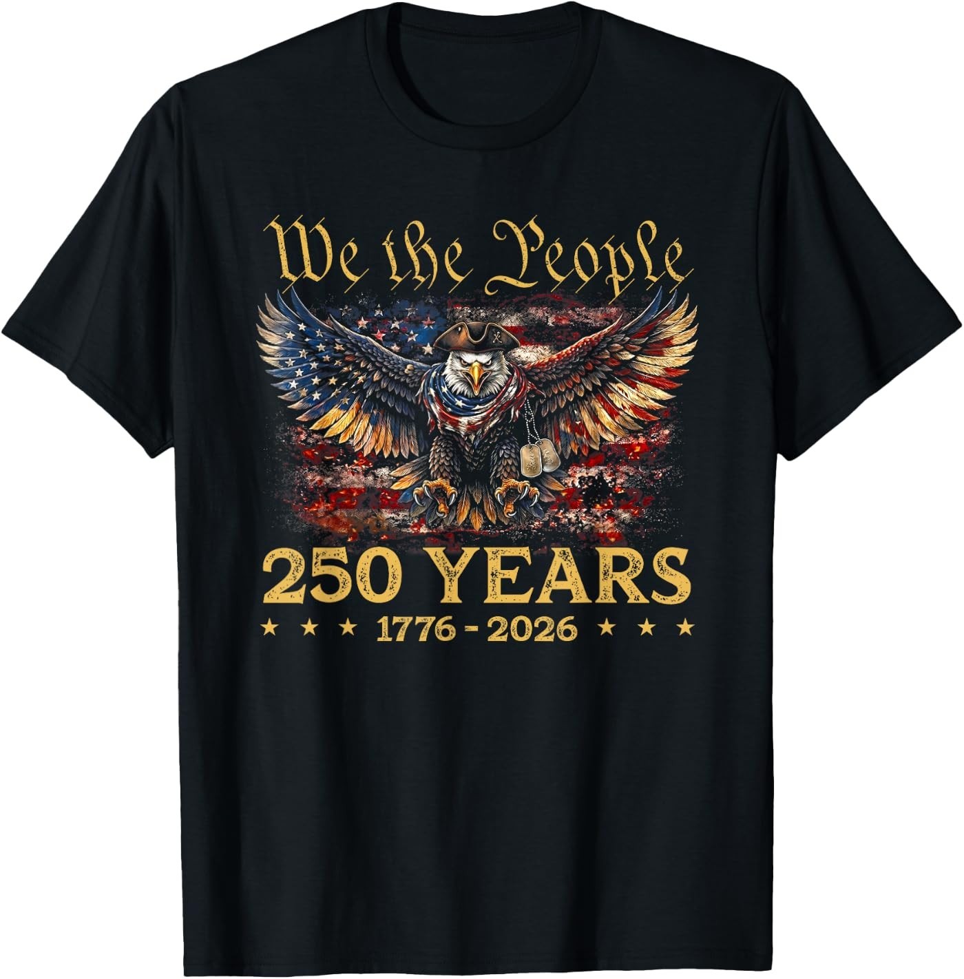 250 Years American 250th Anniversary 4th of July 1776-2026 T-Shirt
