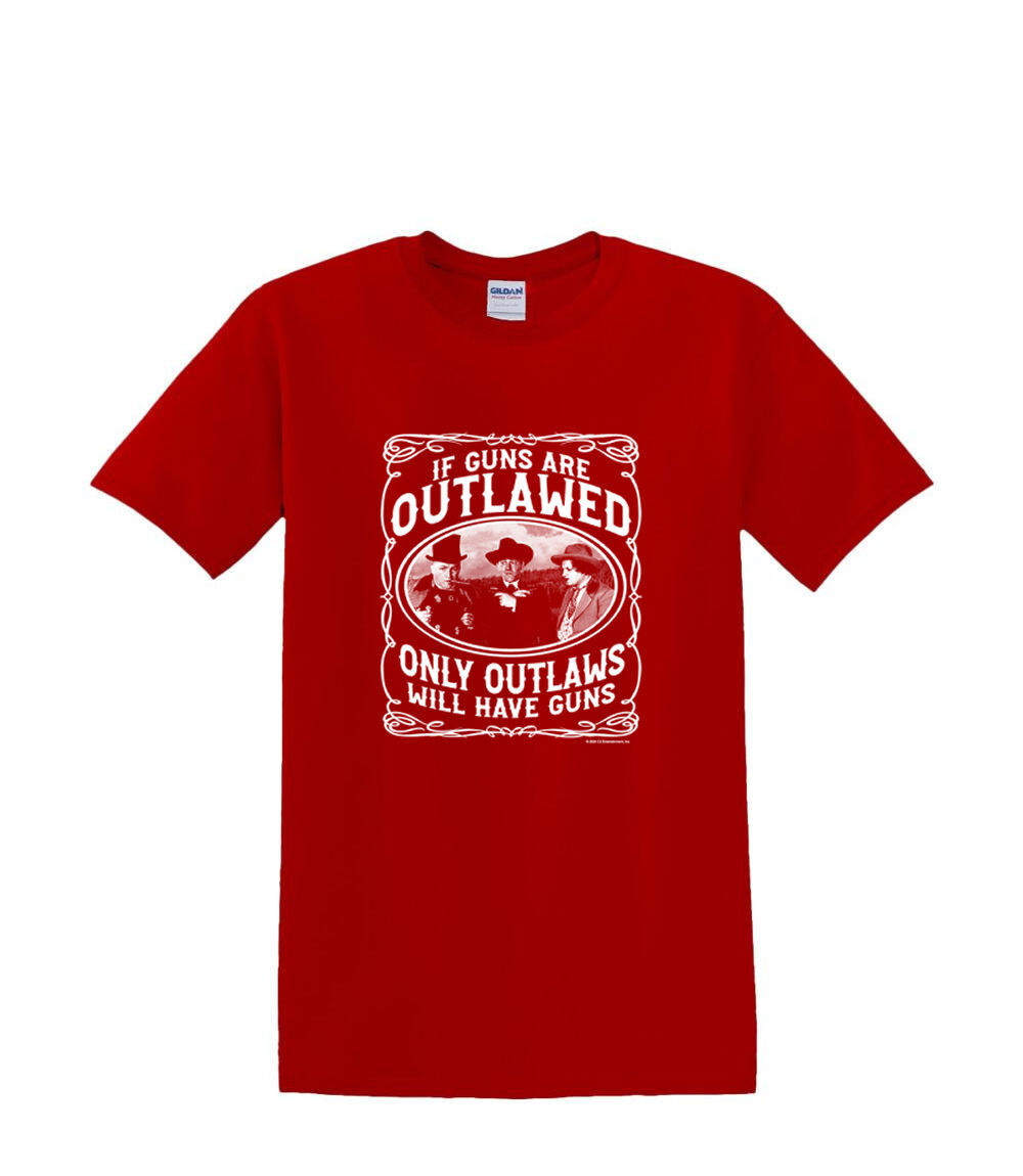 T-Shirt S to 2XL 3XL – THREE STOOGES OUTLAWS – HUMOR FUNNY MOE CURLY SHEMP LARRY