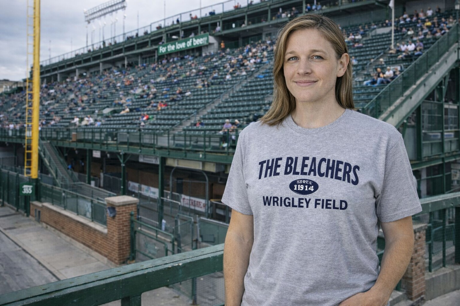 Wrigley Field Bleachers Shut Up And Drink Your Beer Since 1914 T-Shirt