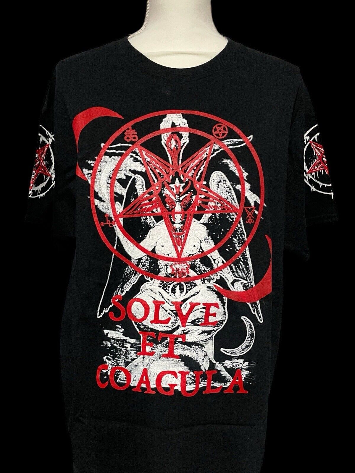 Baphomet Sigil Solve Et Coagula T Shirt S to 2XL Sizes Witches baptism devil