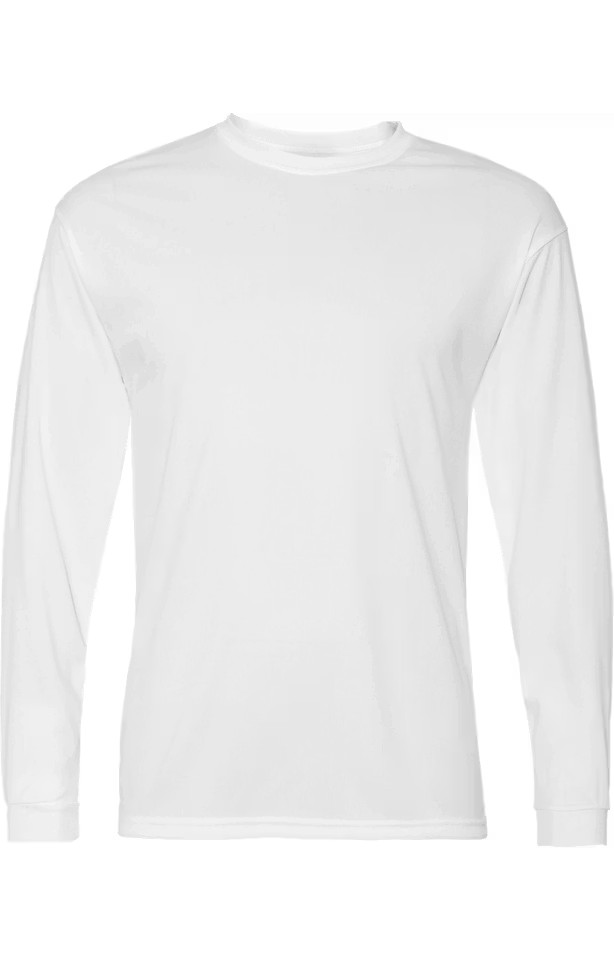 C2 Sport 5104 – Performance Long Sleeve T-Shirt – White Size Large