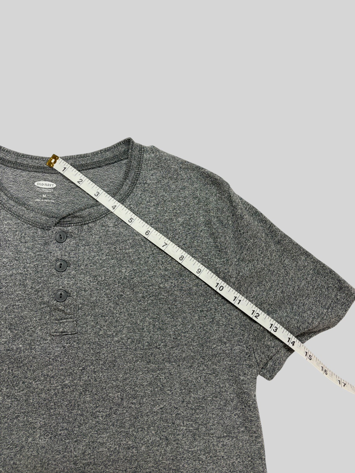 Old Navy Mens Medium Gray Short Sleeve T-Shirt