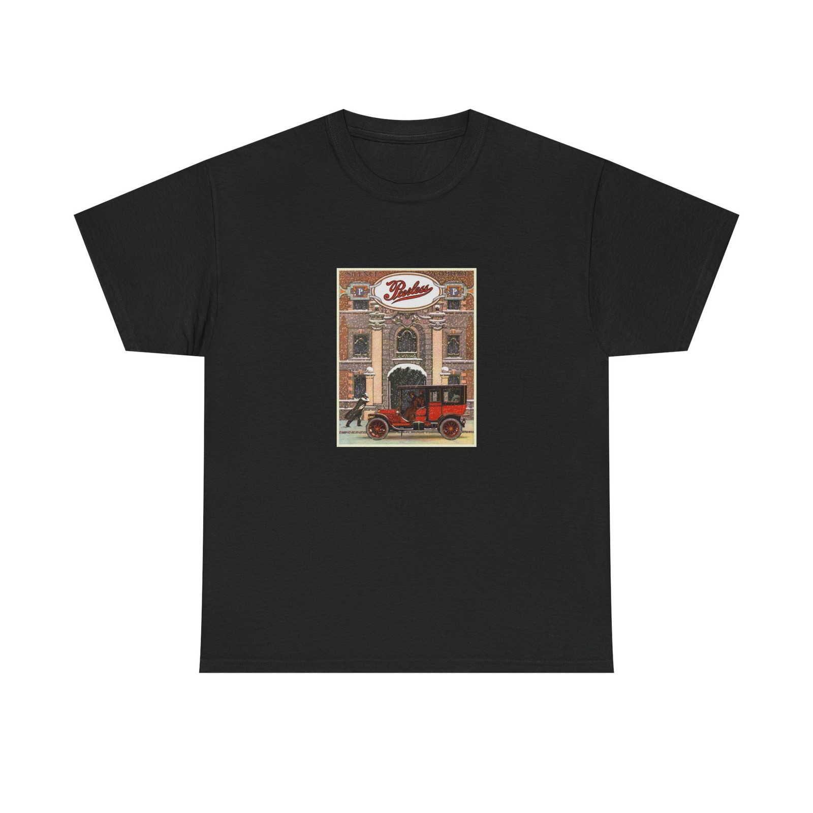 Vintage 1910 Peerless Motor Company Unisex Heavy Cotton Tee