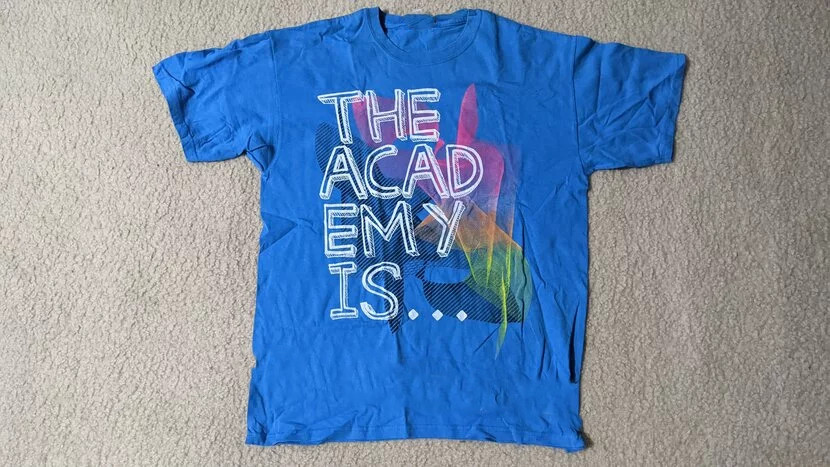 The Academy Is… Band Royal Blue Cotton T Shirt Size S-5XL QA1678